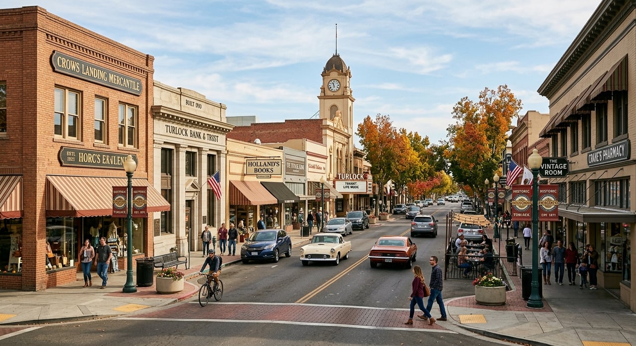 Downtown Turlock, CA: Historic Homes & Walkability