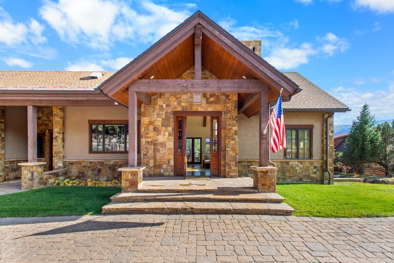 Tuscany-Inspired Estate with Panoramic Mt. Sopris Views