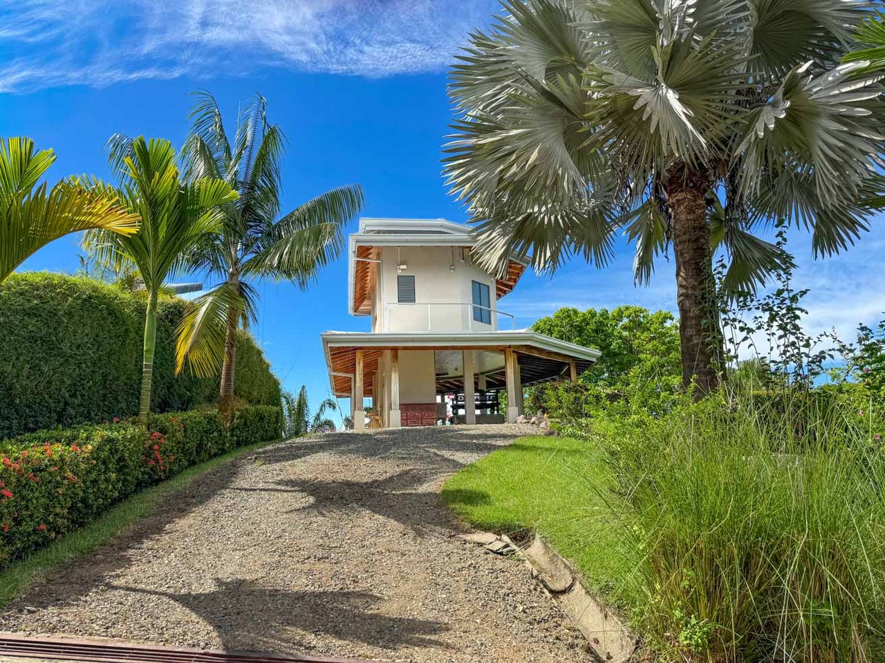Ocean, Jungle & Mountain View Home in Ojochal | Protected Jungle Setting