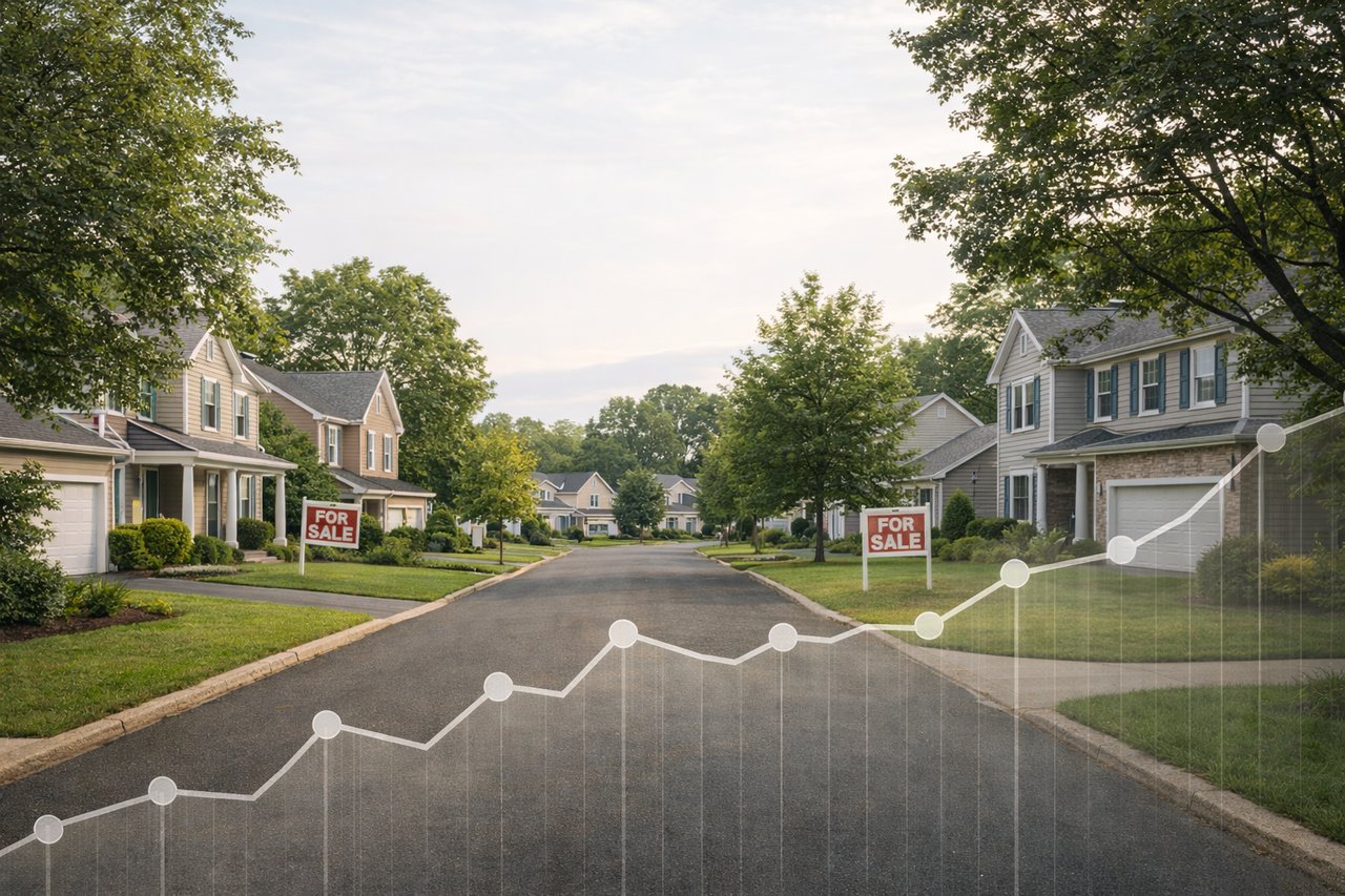 Northern New Jersey neighborhood reflecting steady housing market conditions.