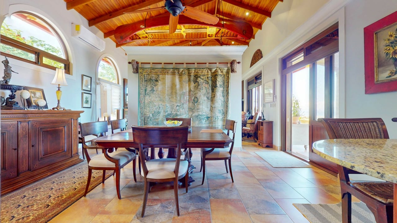 Tropical Hacienda with Breathtaking Whitewater Views in Most Desirable Gated Community in Ojochal