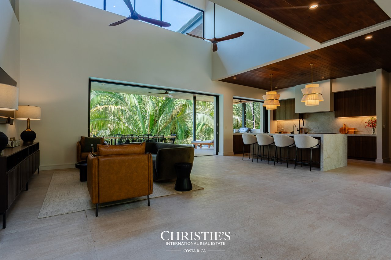 Modern Tropical Ocean & Mountain View Home