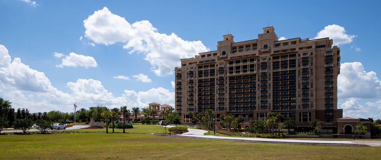 Exclusive view of Golden Oak Florida featuring luxury estates, private Disney community living, and world-class amenities