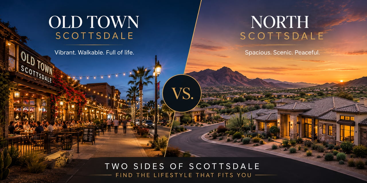 Old Town Scottsdale vs North Scottsdale: Which Area Fits Your Life