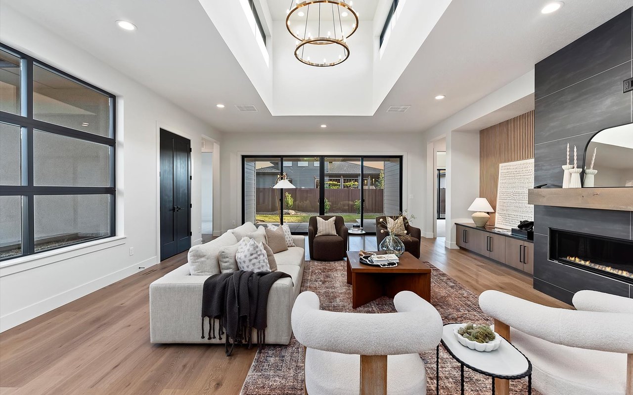 New Construction Home With Volcano Granite Island