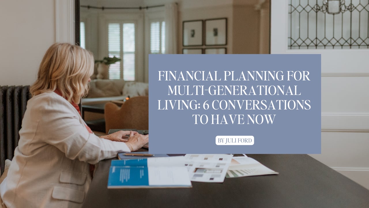 Financial Planning for Multi-Generational Living: 6 Conversations to Have Now cover