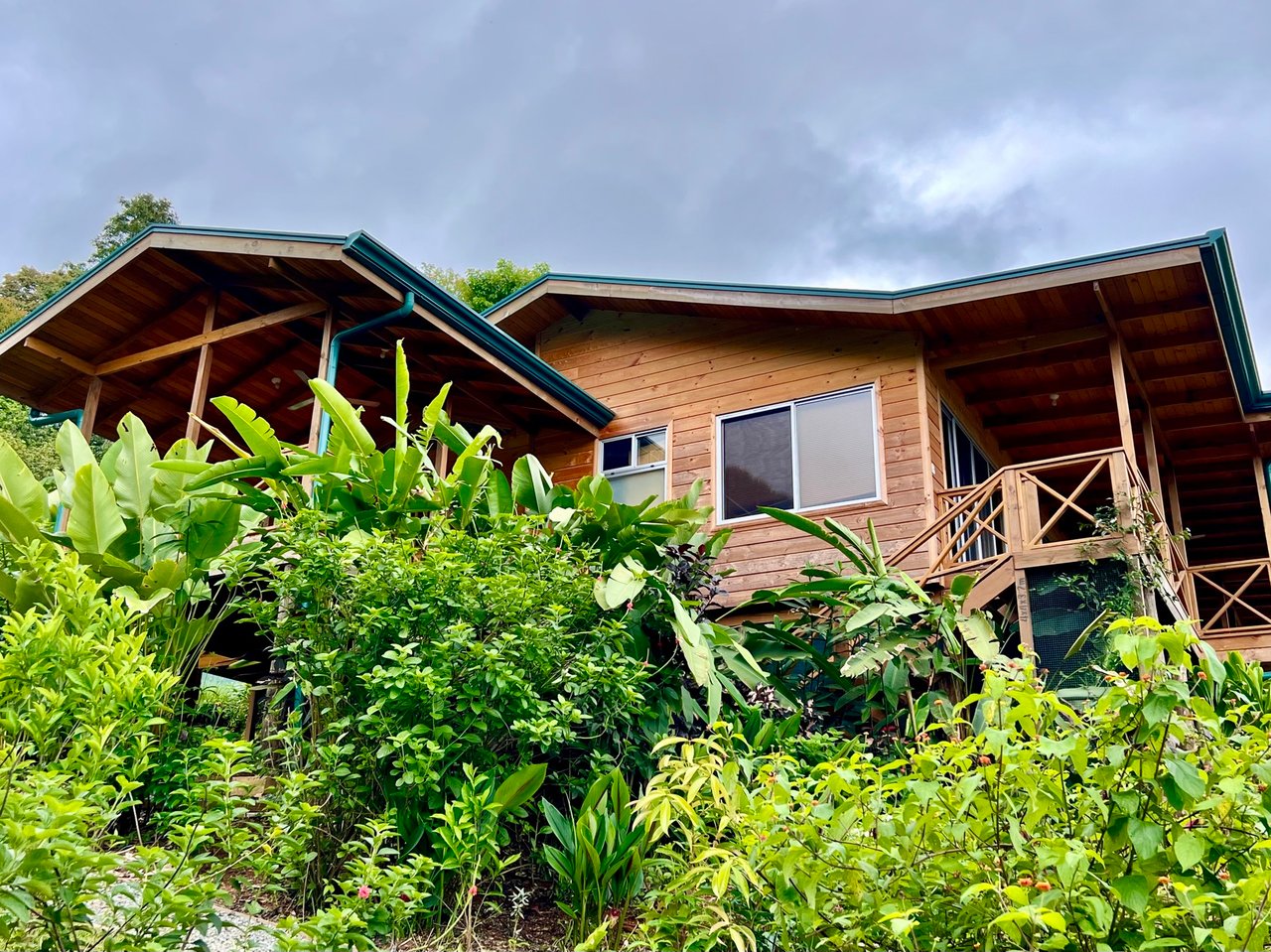 Eco-Luxury Home and Cabins with Waterfall, Ocean Views, and Organic Farming Potential