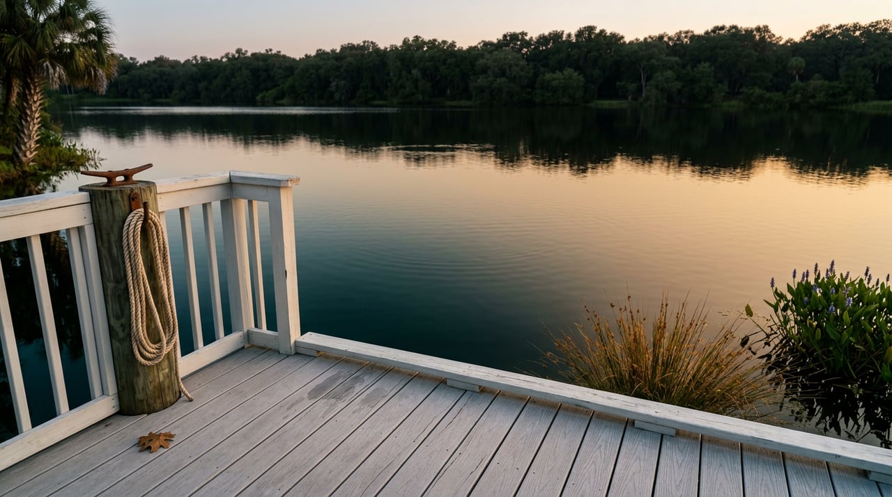 The Two Lakes That Run Carillon Beach's Evenings