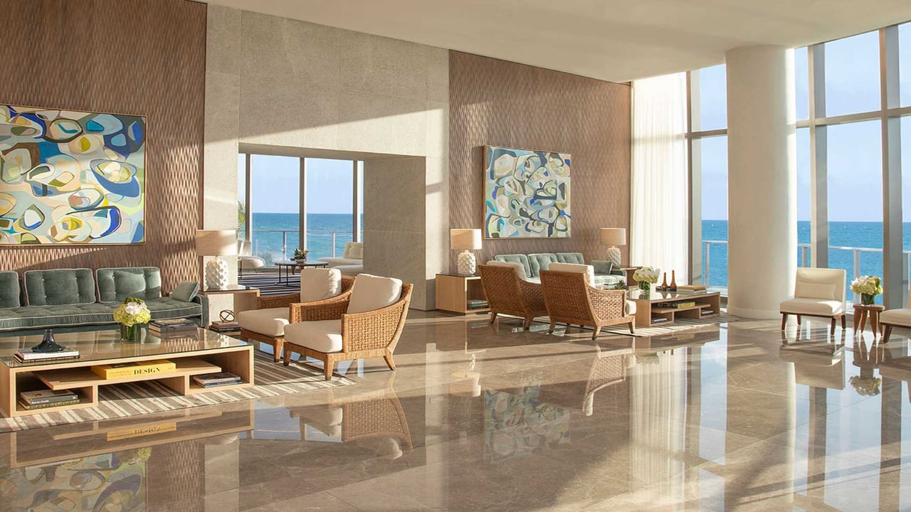 Ritz-Carlton Sunny Isles north lounge