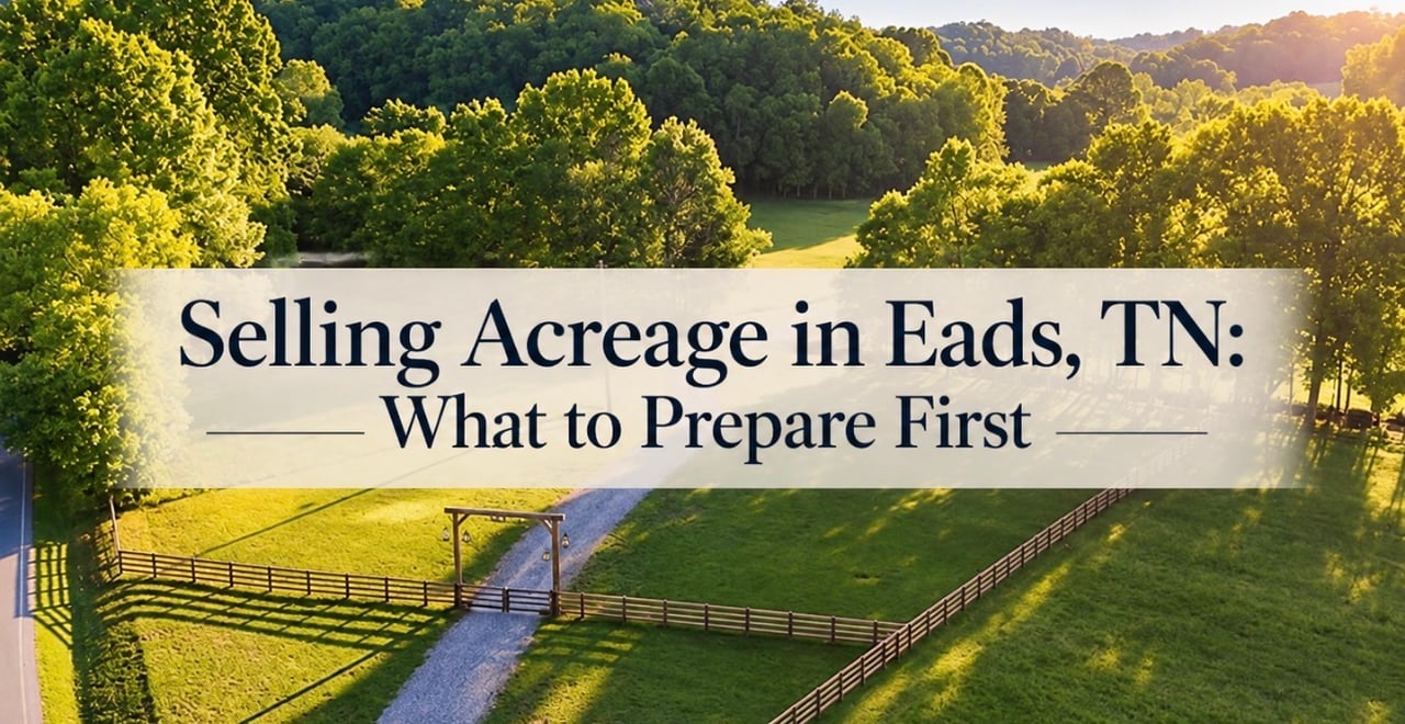 Selling acreage in Eads, TN: What to Prepare First