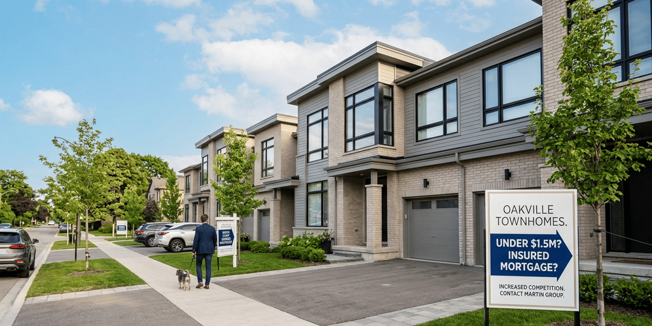 The $1.5M Shift: How New Mortgage Rules Are Heating Up Oakville’s Townhome Market