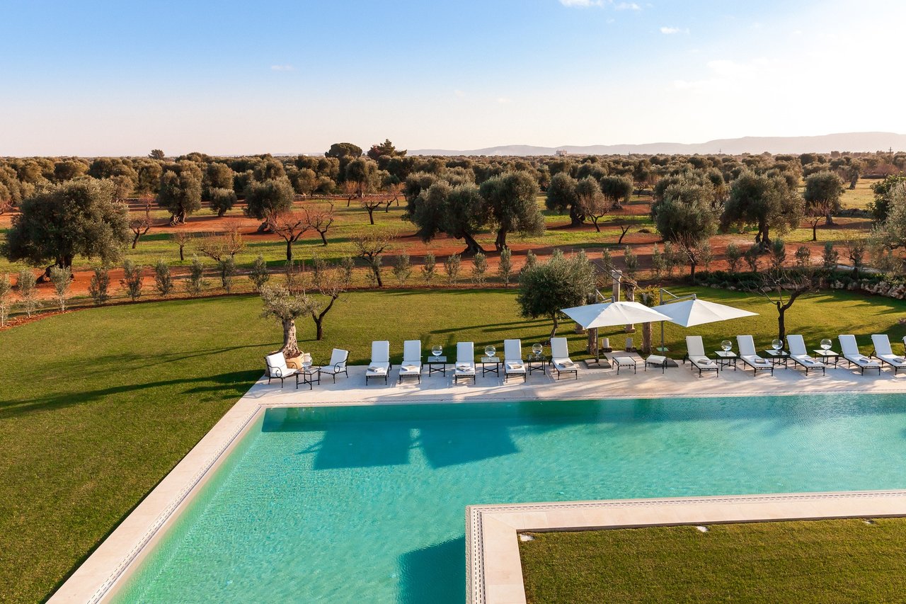 Intimate Villa Surrounded by Olive Trees Near the Town of Fasano