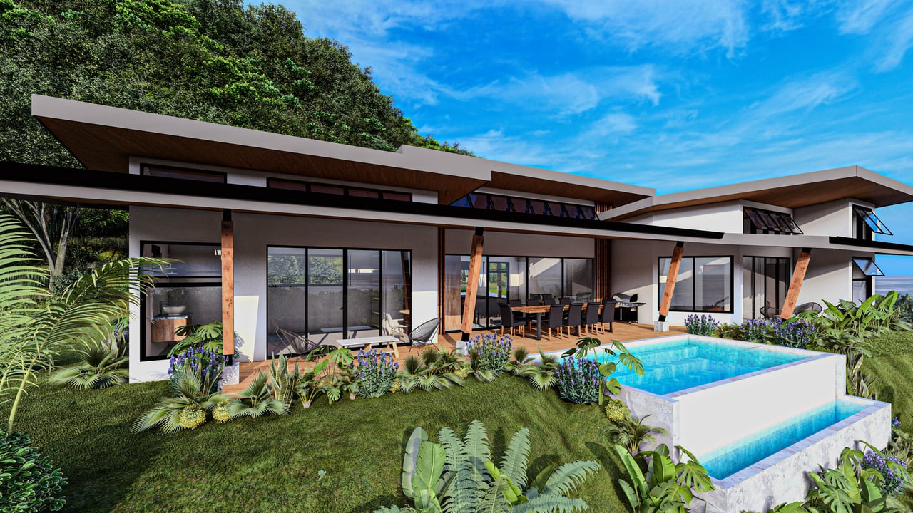 Price Reduced! Panoramic Ocean View Lot in Prestigious Phase 11 Ojochal – 2.77 Acres with Luxury 3D Home Design Included