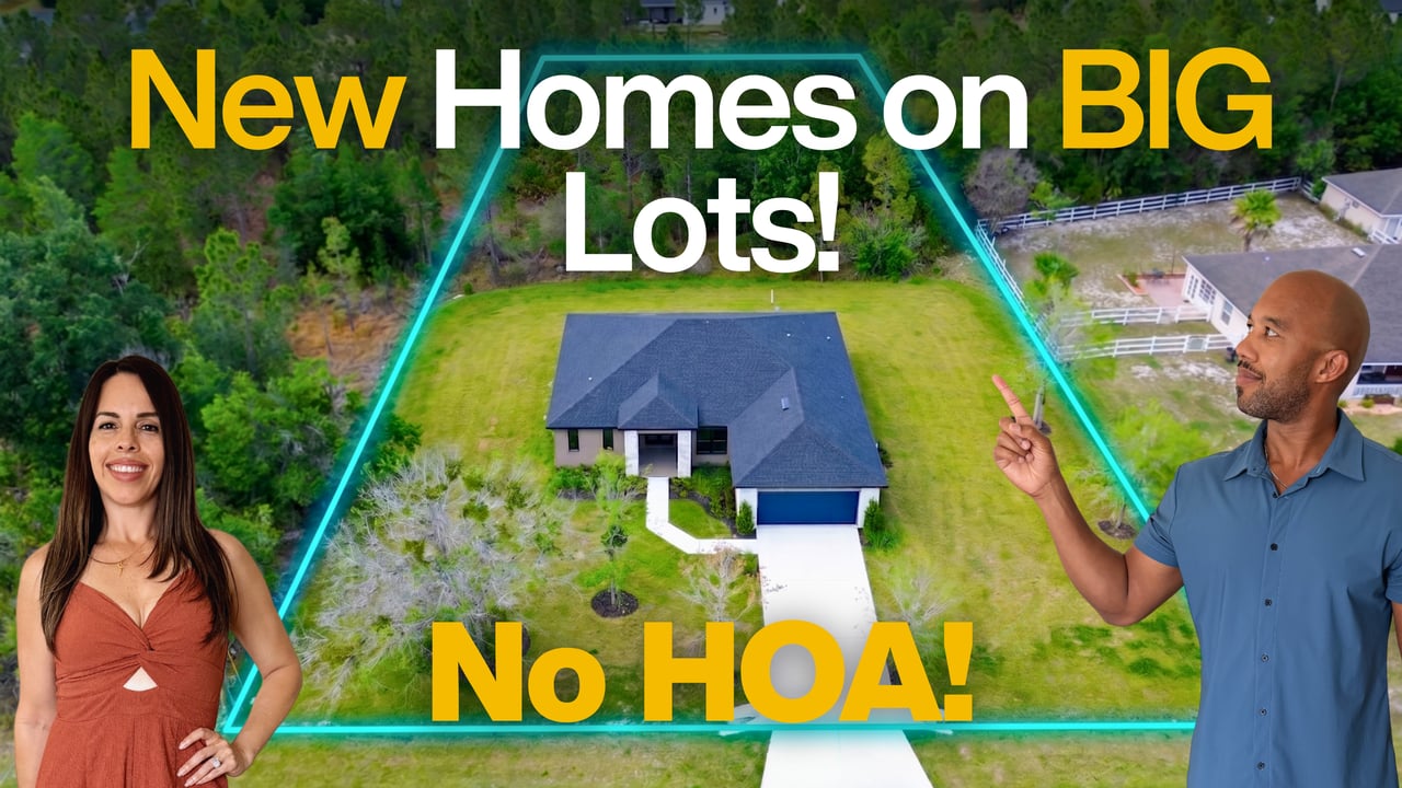 Inside 3 Florida Homes For Sale with Big Lots & NO HOA