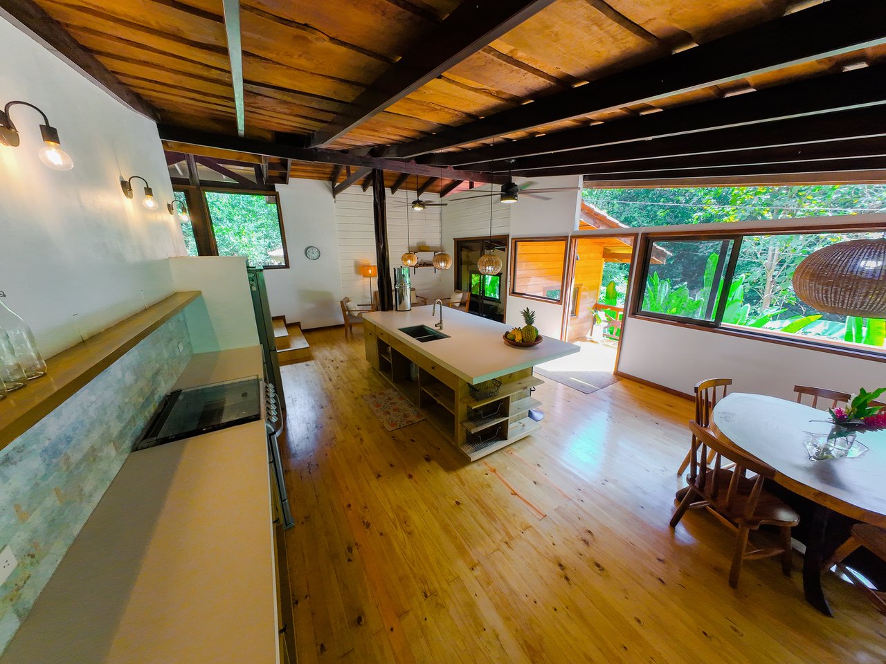 Serene Jungle Home + Guest Cabin on 3 Acres and River