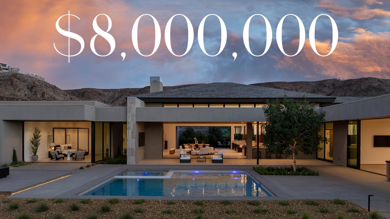 Hidden Luxury in Henderson! This $8M Home is an Architectural MASTERPIECE!