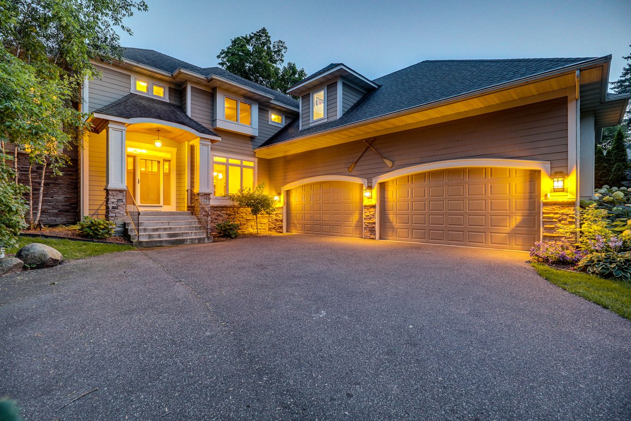 Beautiful 2-Story with 75 Feet of Flat Lakeshore on West Arm Bay