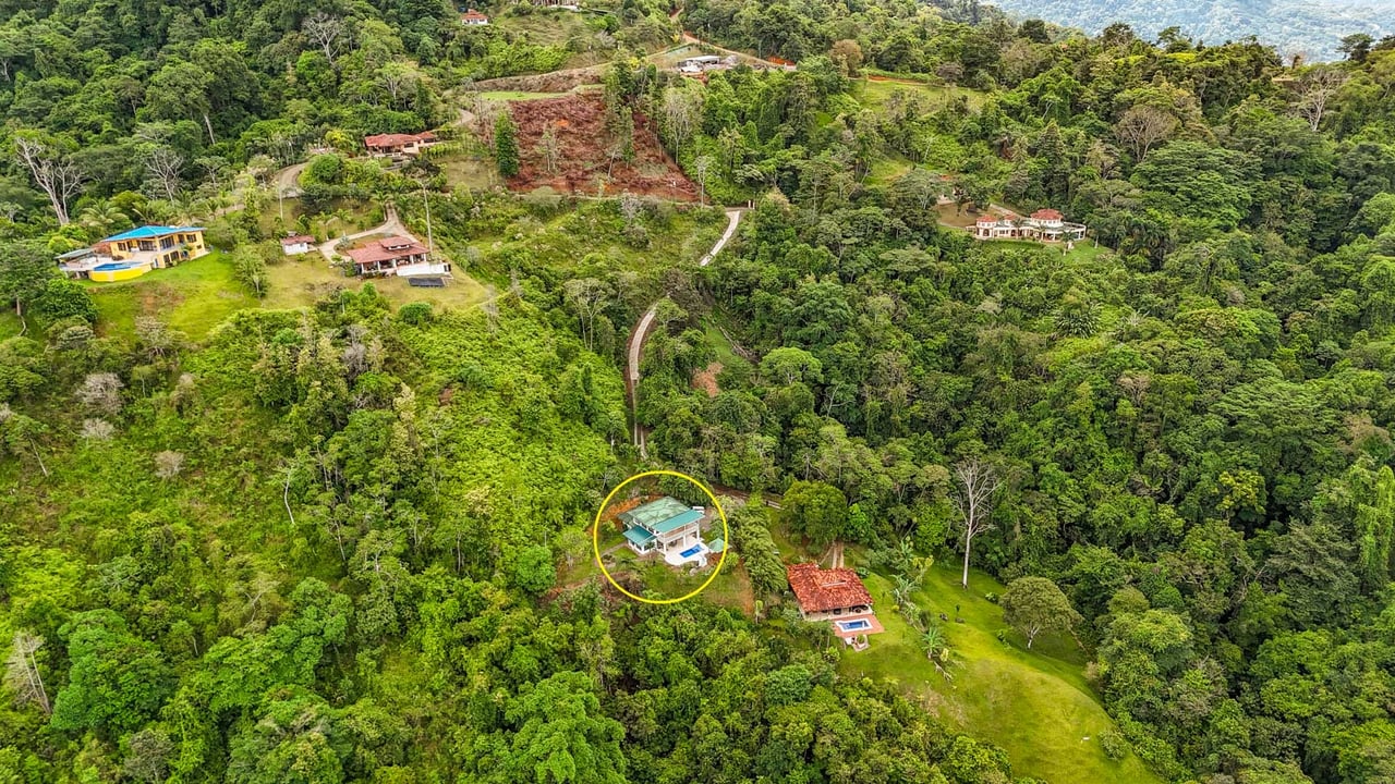3-Bed Ocean View Home Near Ojochal, Costa Rica | 2.75 Acre Jungle Property