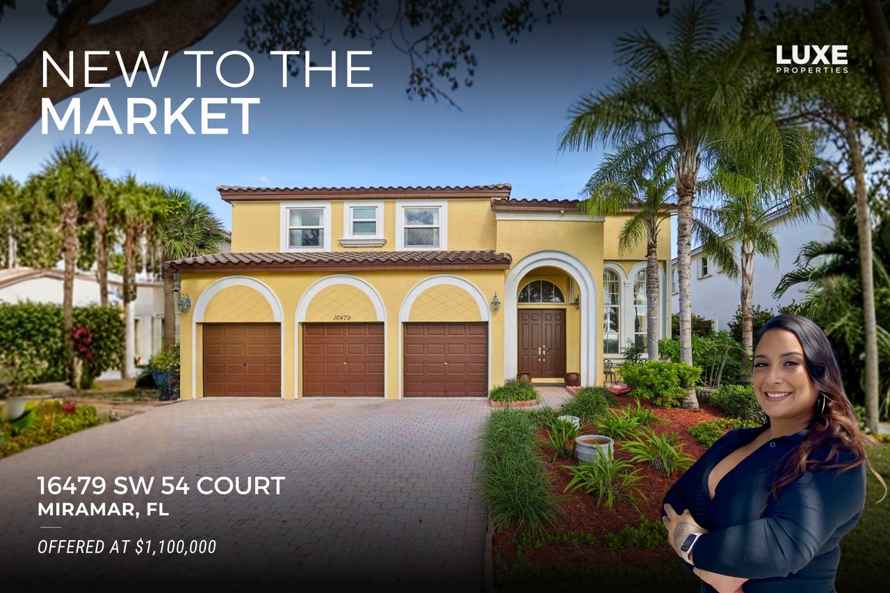 New To The Market: 16479 SW 54 Court, Miramar, FL | Gated Community Home For Sale