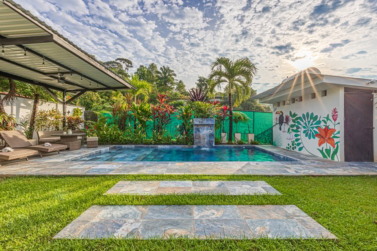 Elegant Tropical Home | 5 Minutes from Marino National Park