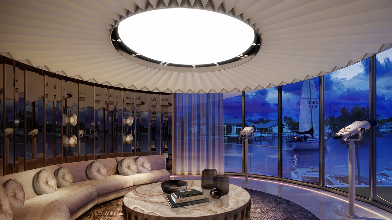 The Ritz-Carlton Palm Beach light house lounge 