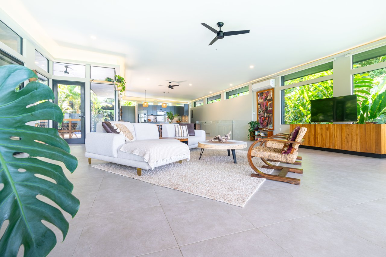 Escaleras Modern Elegance with Ocean Views and Jungle Tranquility, Dominical Costa Rica