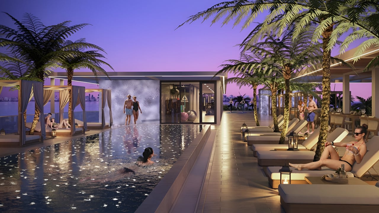 Vida Edgewater swimming pool rooftop