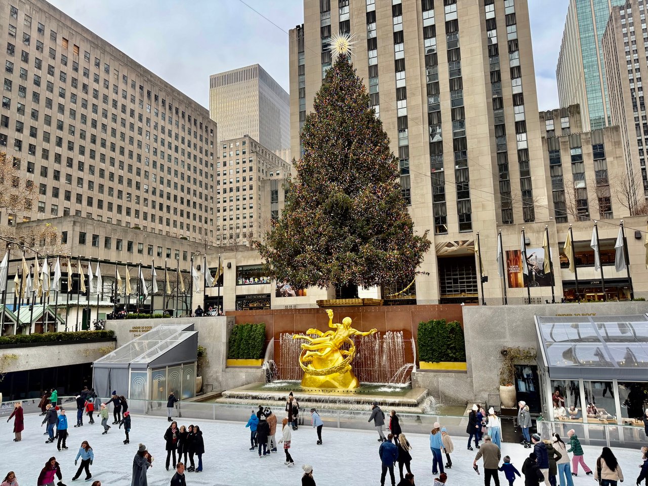 Rockefeller Center Christmas Tree, December 2025. Photo by Rihards Gederts.