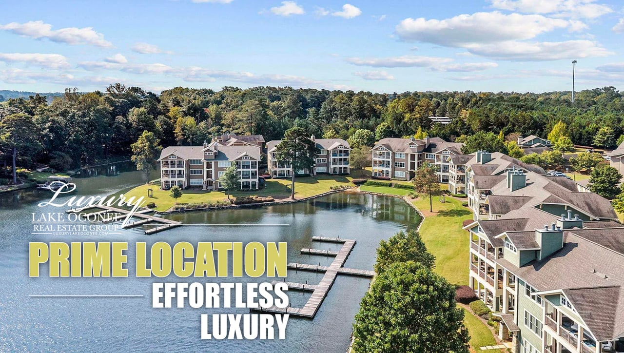 Lake Oconee Waterfront Updated Condo Retreat with Big Water Views & Amenities
