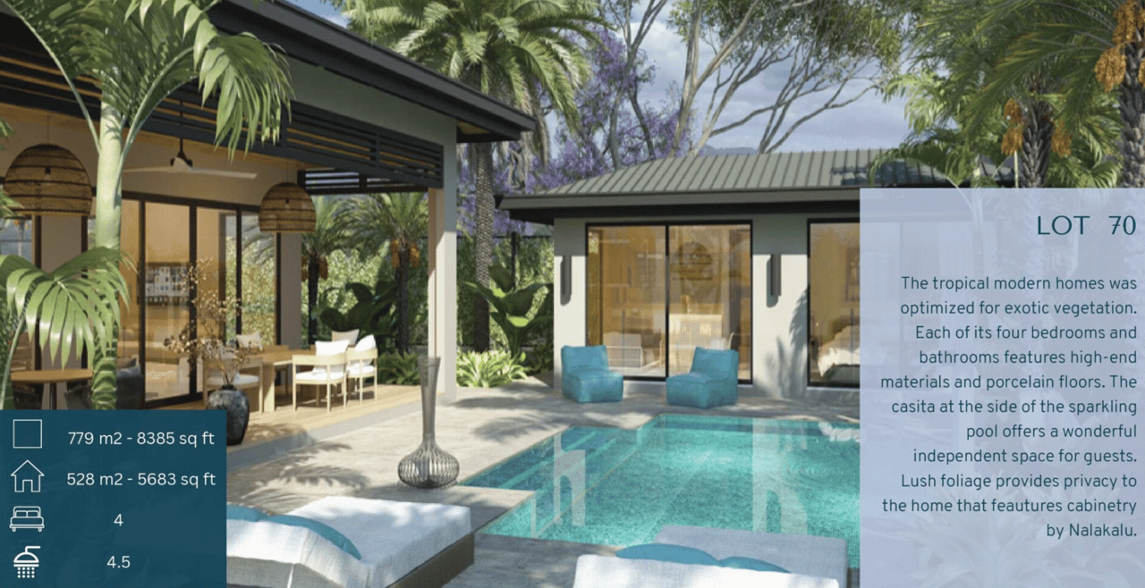 Casa Caracol Lot 70 - Tamarindo Park