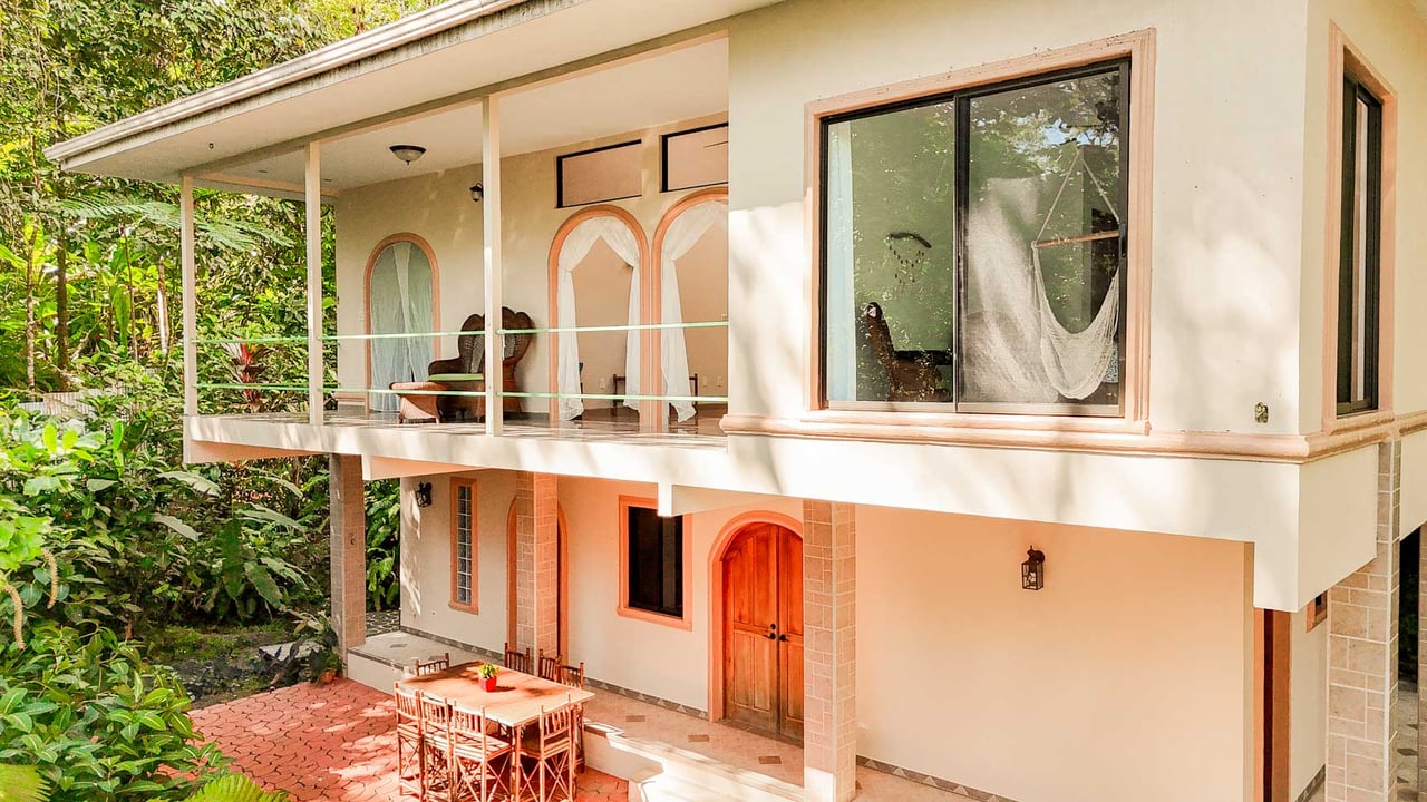3 Bedroom Rainforest Home in Ojochal With River & Waterfall | 3.5 Acres Private