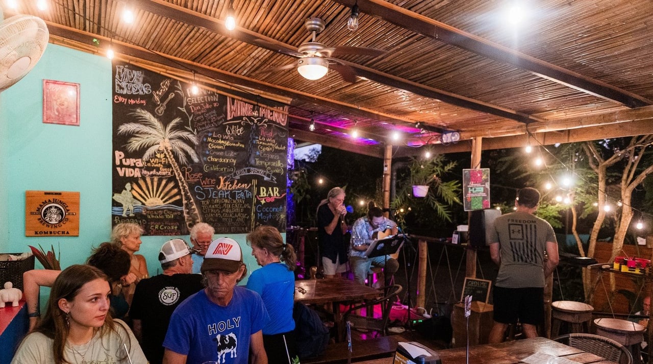 0.23 ACRES – Multi-Business Property In The Heart Of Dominical – Restaurant, 4 Cabins & Commercial Rental!!!!