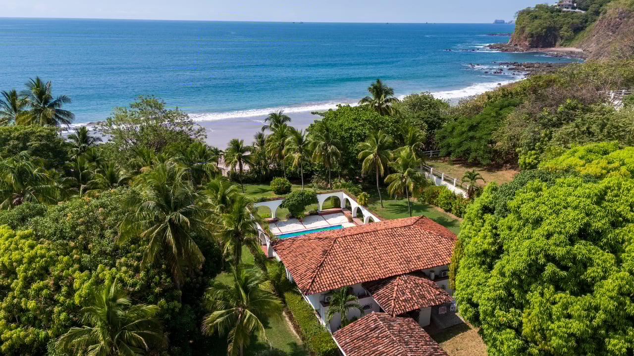 Villa Margarita | Legacy Hacienda-Style Beachfront Estate on Playa Flamingo