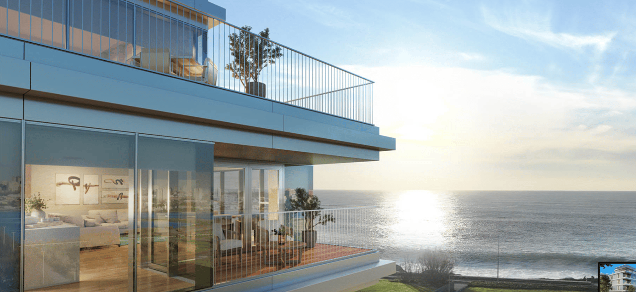 Stunning 3-suite penthouse in Vila Nova de Gaia with ocean and river view