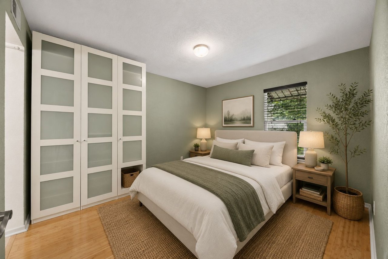 Top-Floor Condo Retreat in Gated Ivy Condos | Private Balcony + Tree-Filled Views
