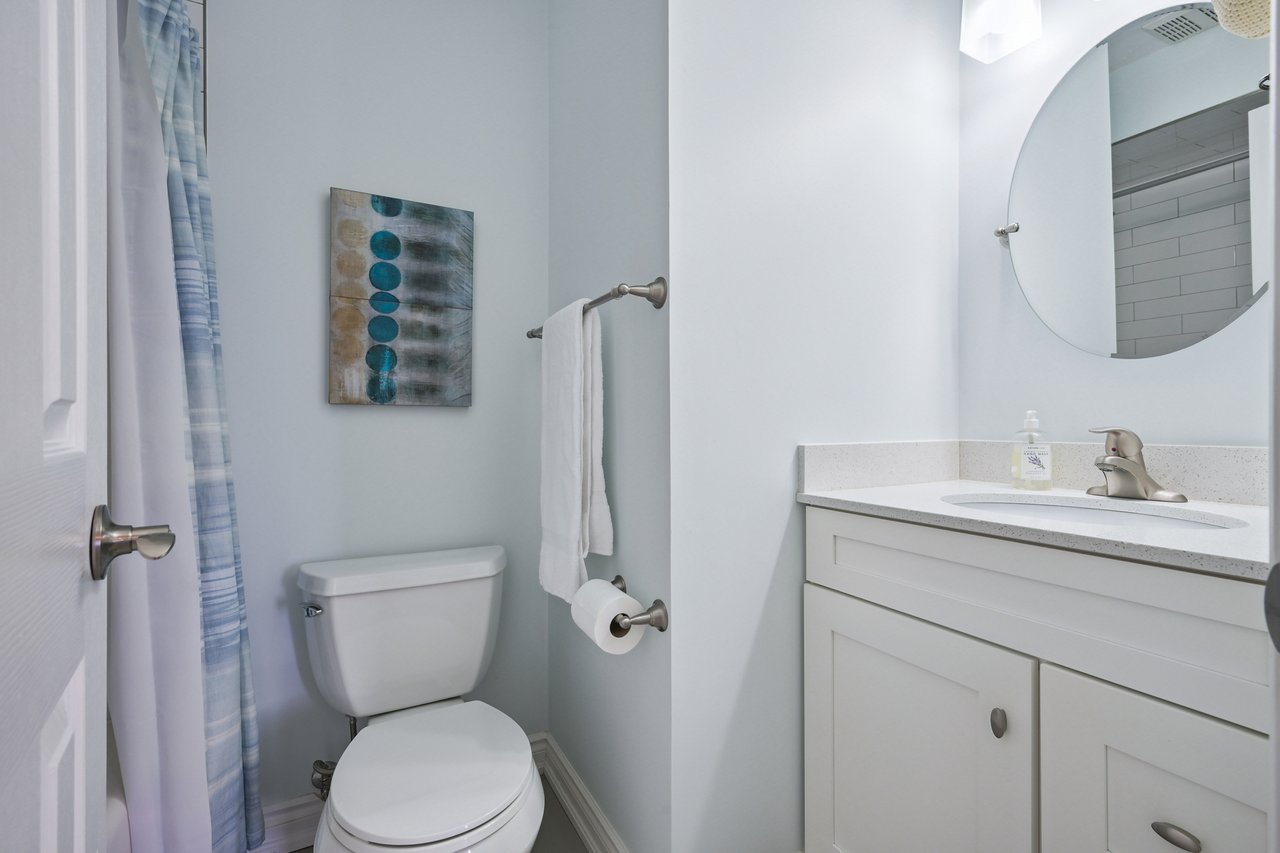 Resort-style yard backing onto lush ravine