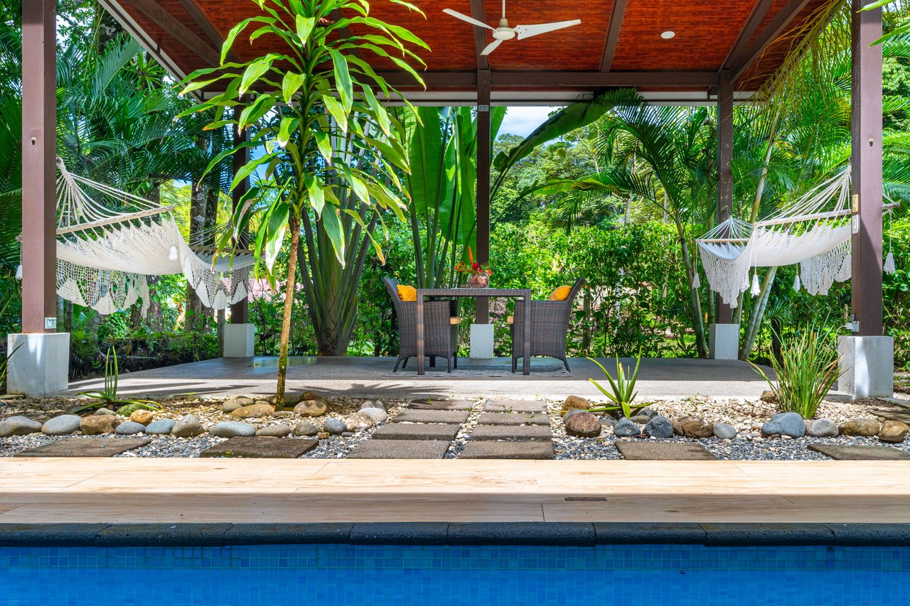 Tropical Modern Casita on ½ Acre / Saltwater Pool / Expansion Potential