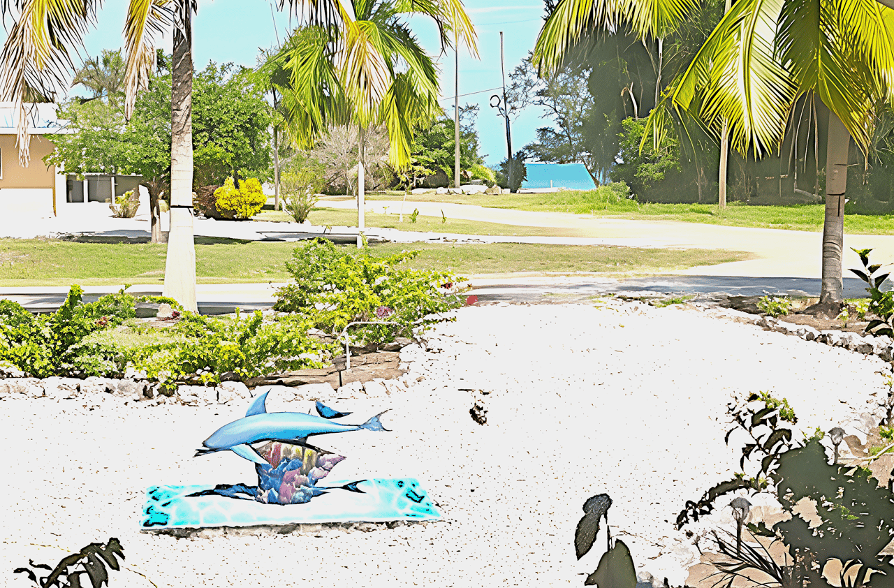 Waterview Villa steps away from 9 hole golf course and the Caribbean Sea