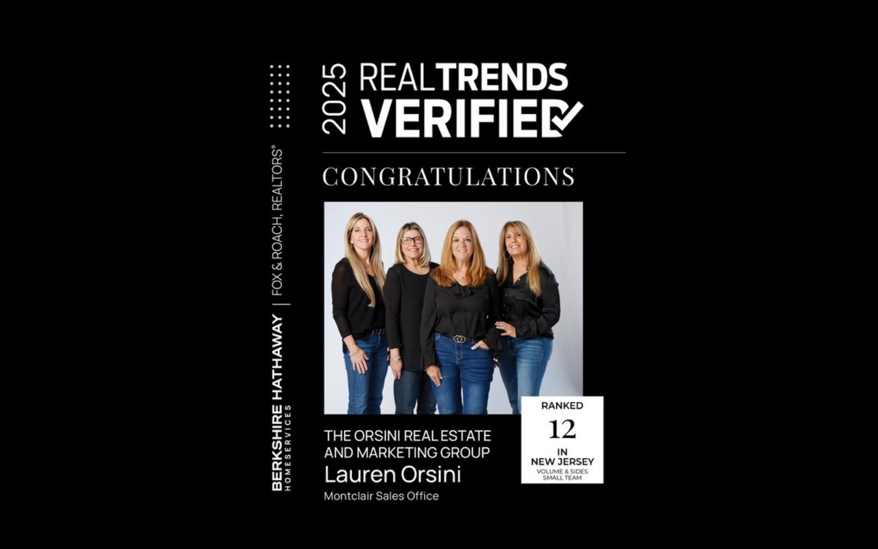 Orsini Real Estate & Marketing Group Named #12 in New Jersey by 2025 Real Trends