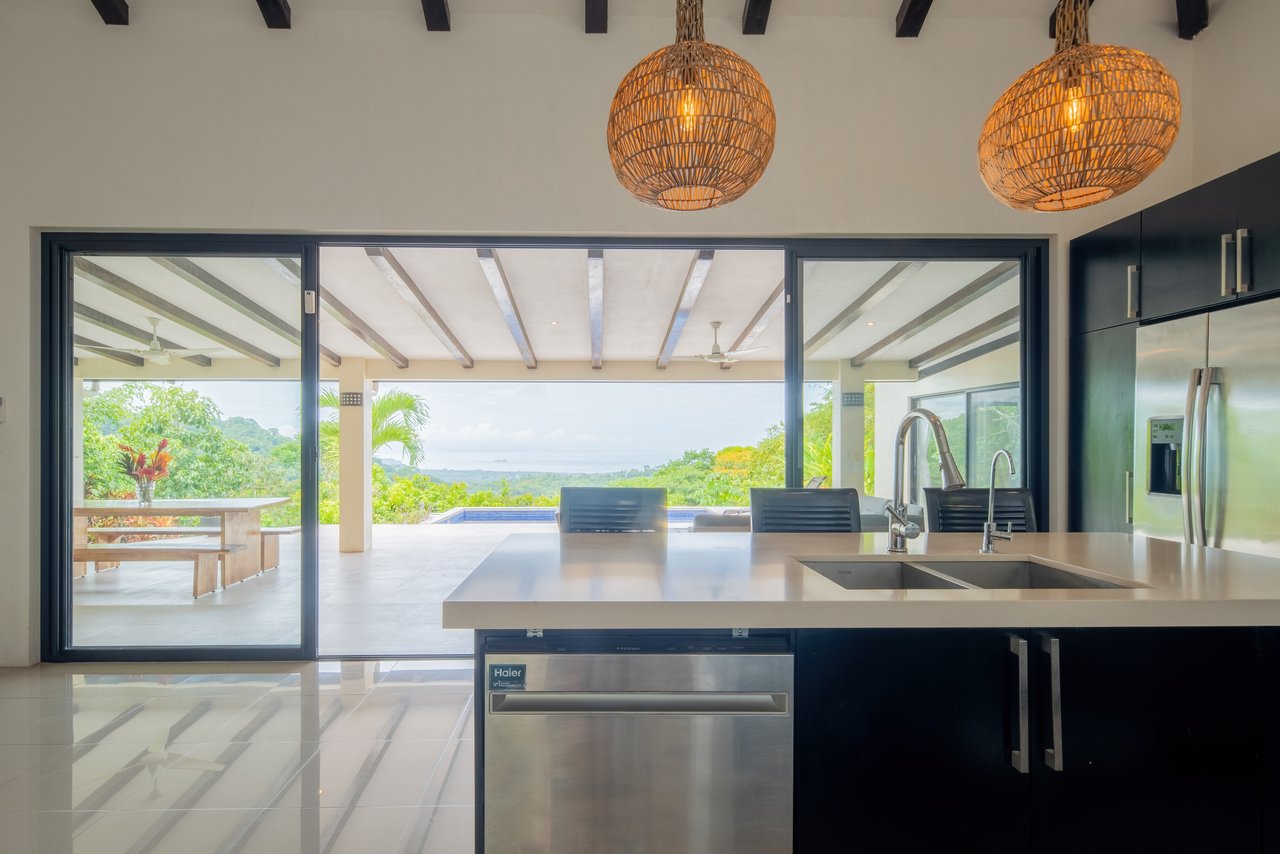 6.45 ACRES – 3 Bedroom Luxury Ocean View Home Surrounded By Vibrant Rainforest And Wildlife!!!