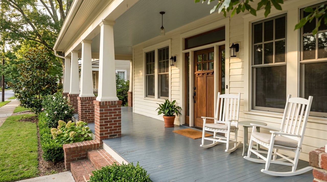 Porches, Galleries, And Green Space In Boulevard Athens