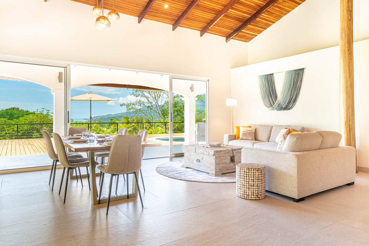 Gorgeous Hacienda-Style Home in Uvita with Ocean Views & in a Fantastic Location!!