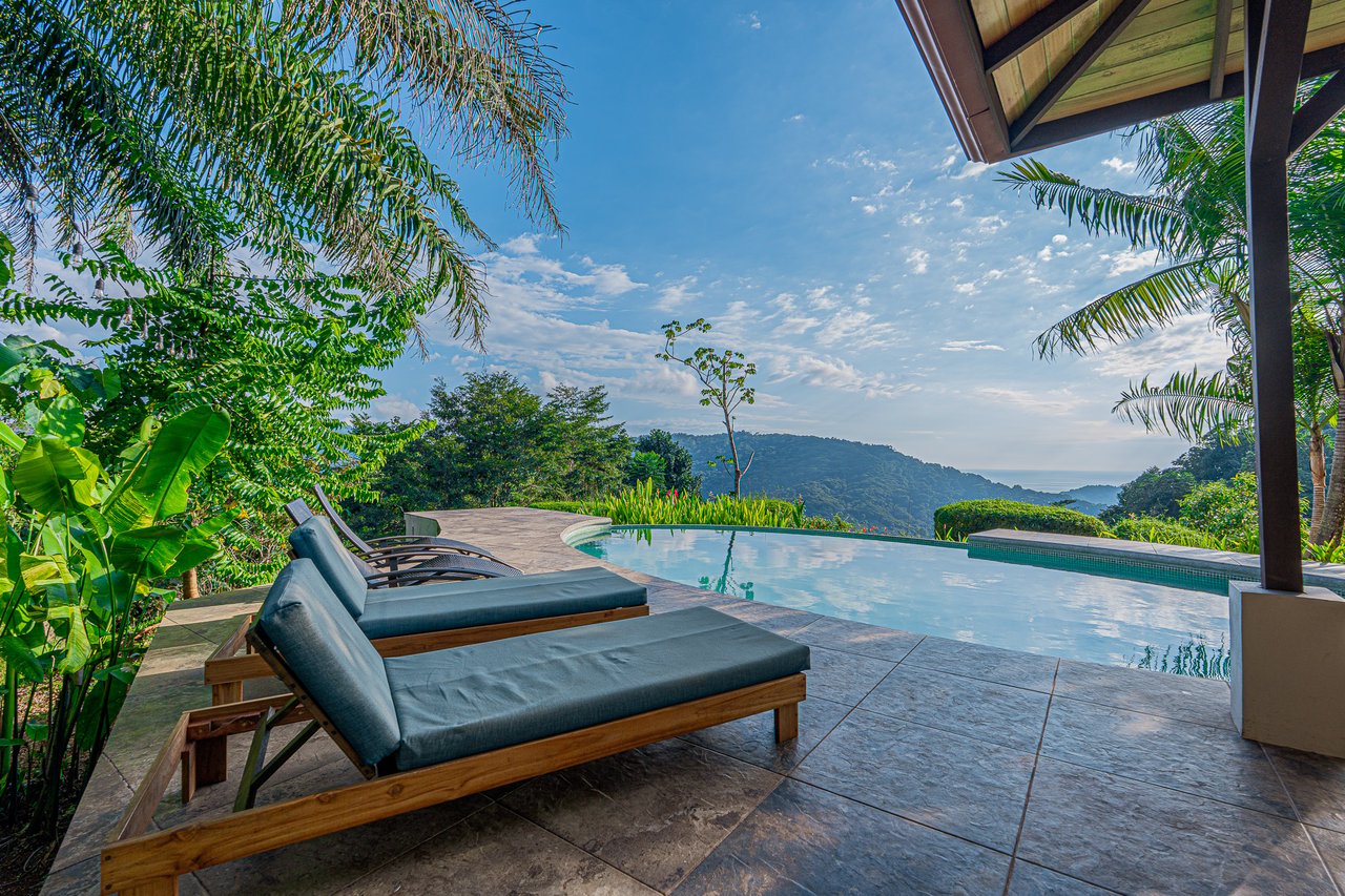 Sunset Ocean View Home on 2.6 Acres Platanillo