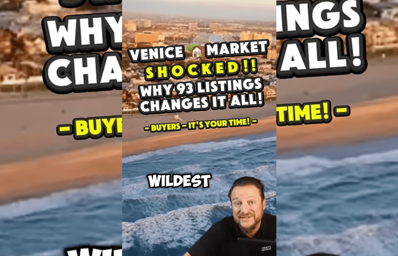 Buyers & Sellers - Venice Market Correction Is Here!