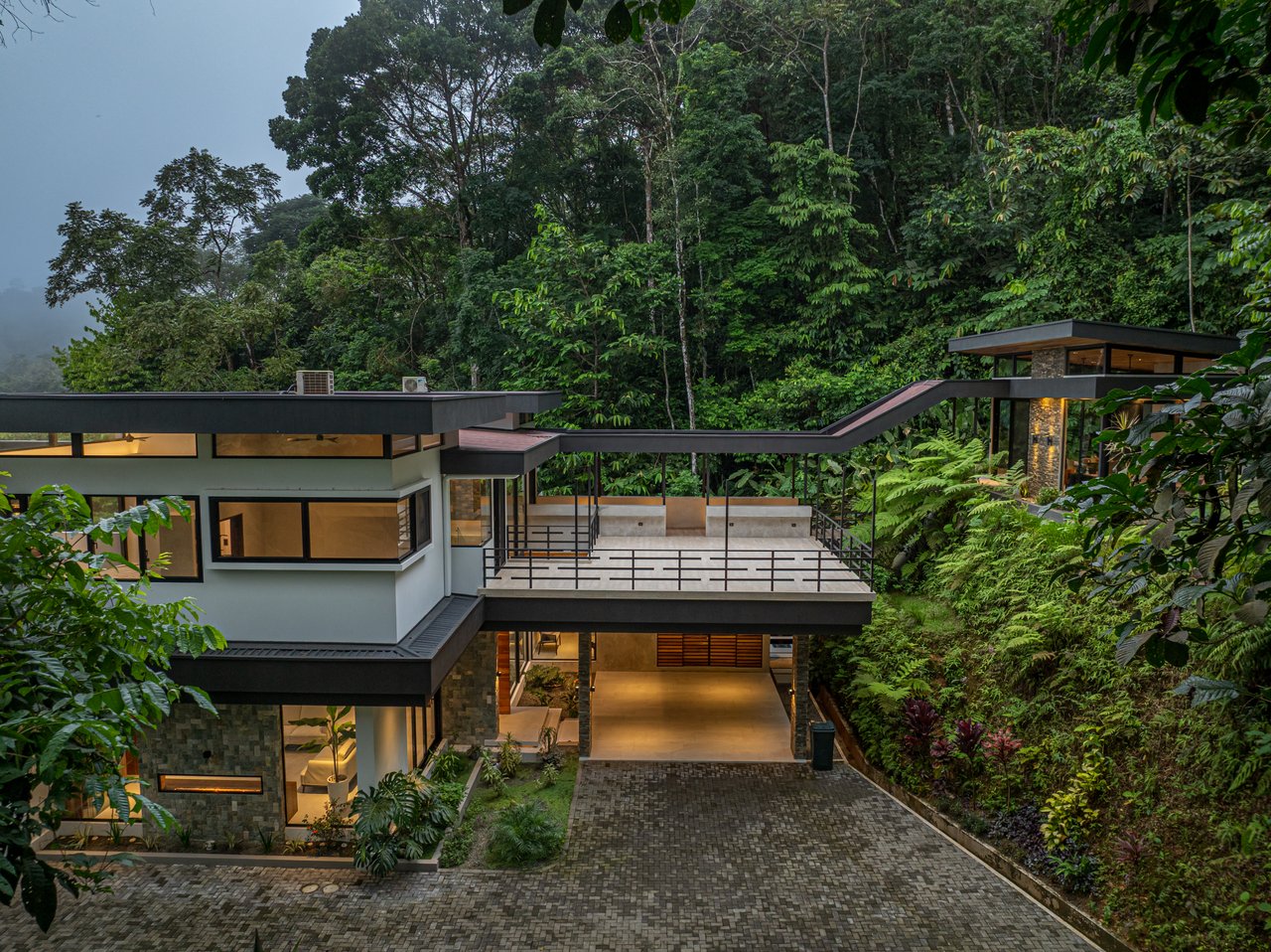 Gated Community with Ocean Views and Waterfall