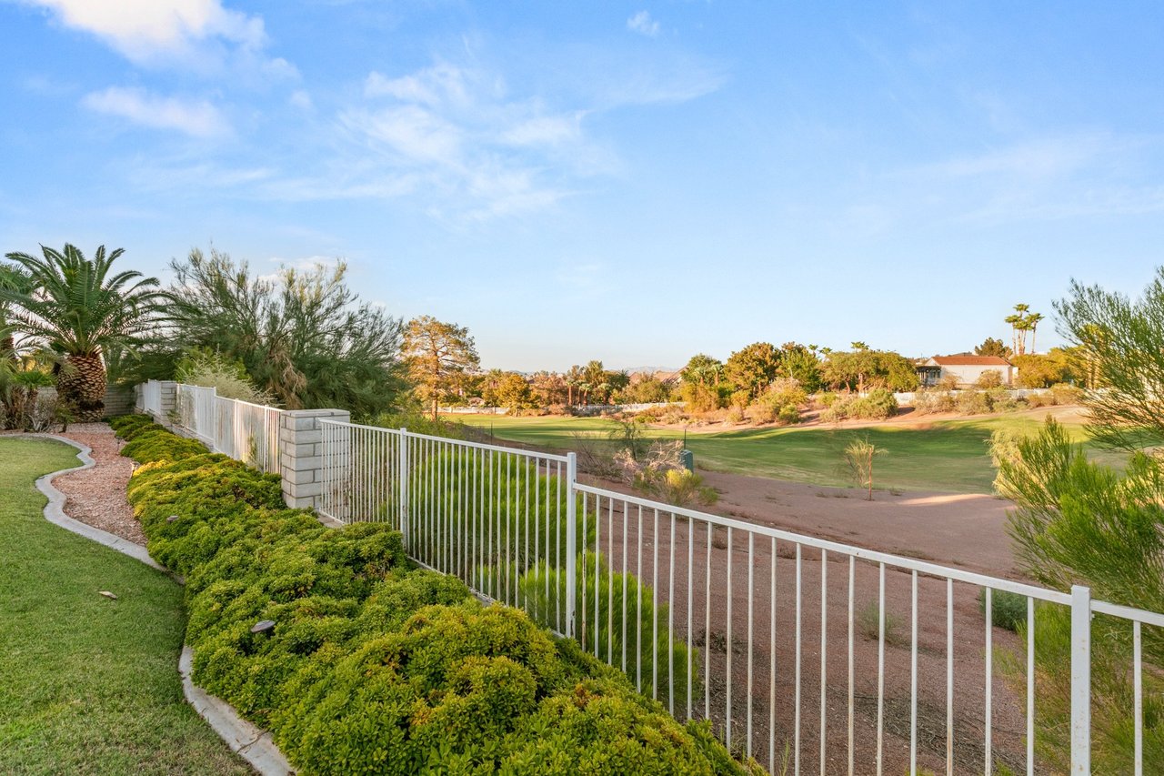 Golf course home in a Las Vegas luxury community