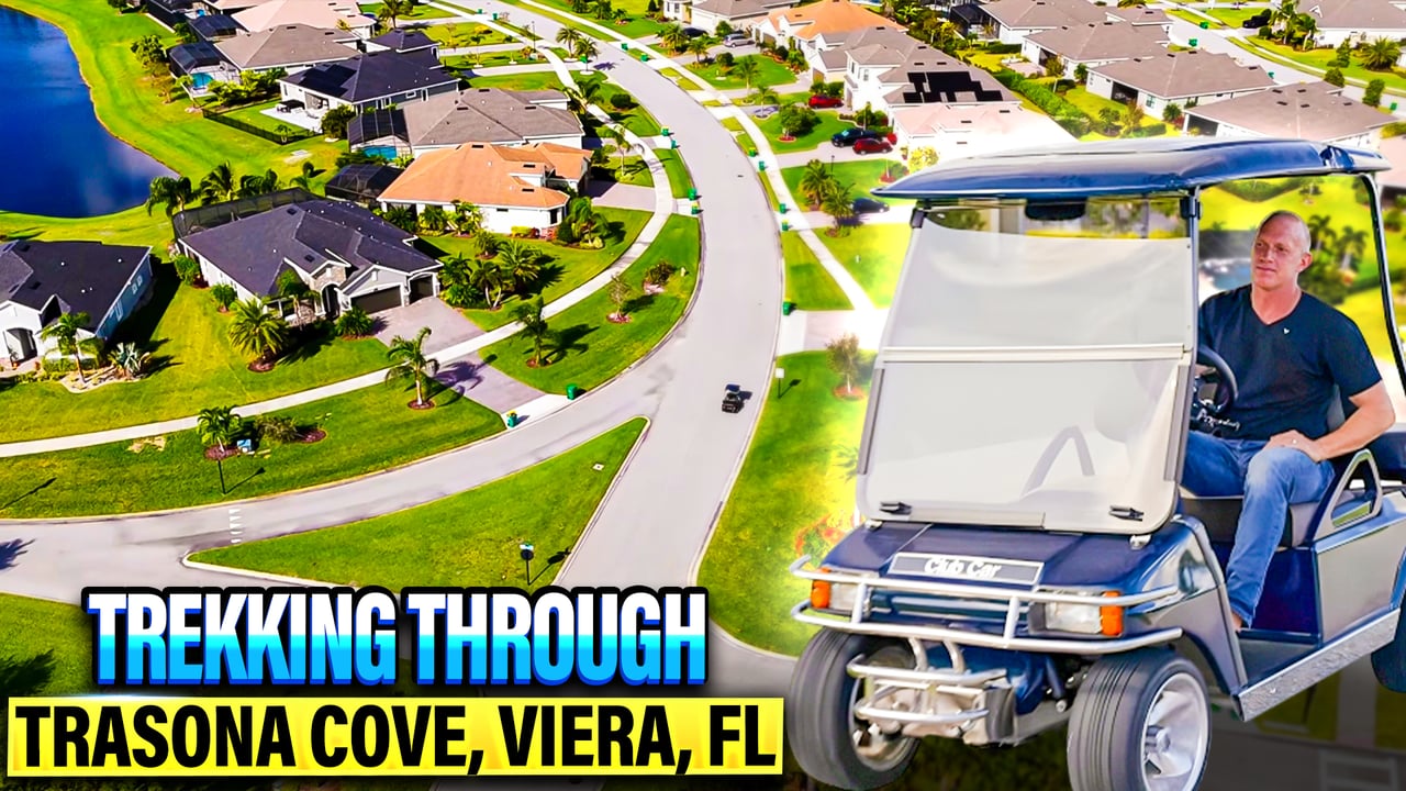 Trekking thru Trasona Cove|Full Community Tour|Viera, FL
