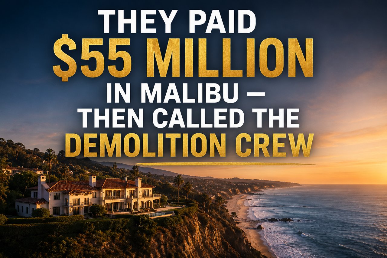 They Paid $55 Million in Malibu — Then Called the Demolition Crew
