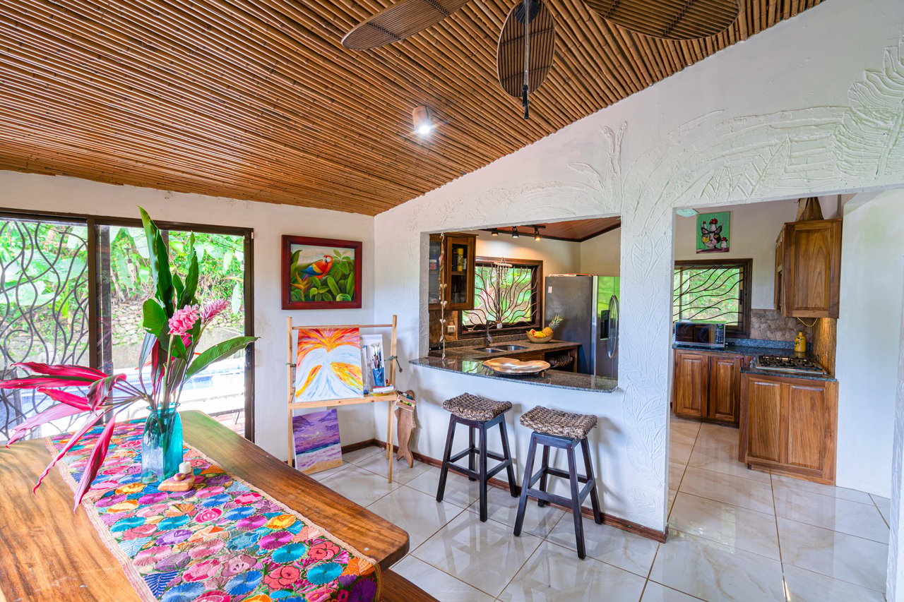 0.15 ACRES – 2 Bedroom Artistic River Home In The Rainforest!!!