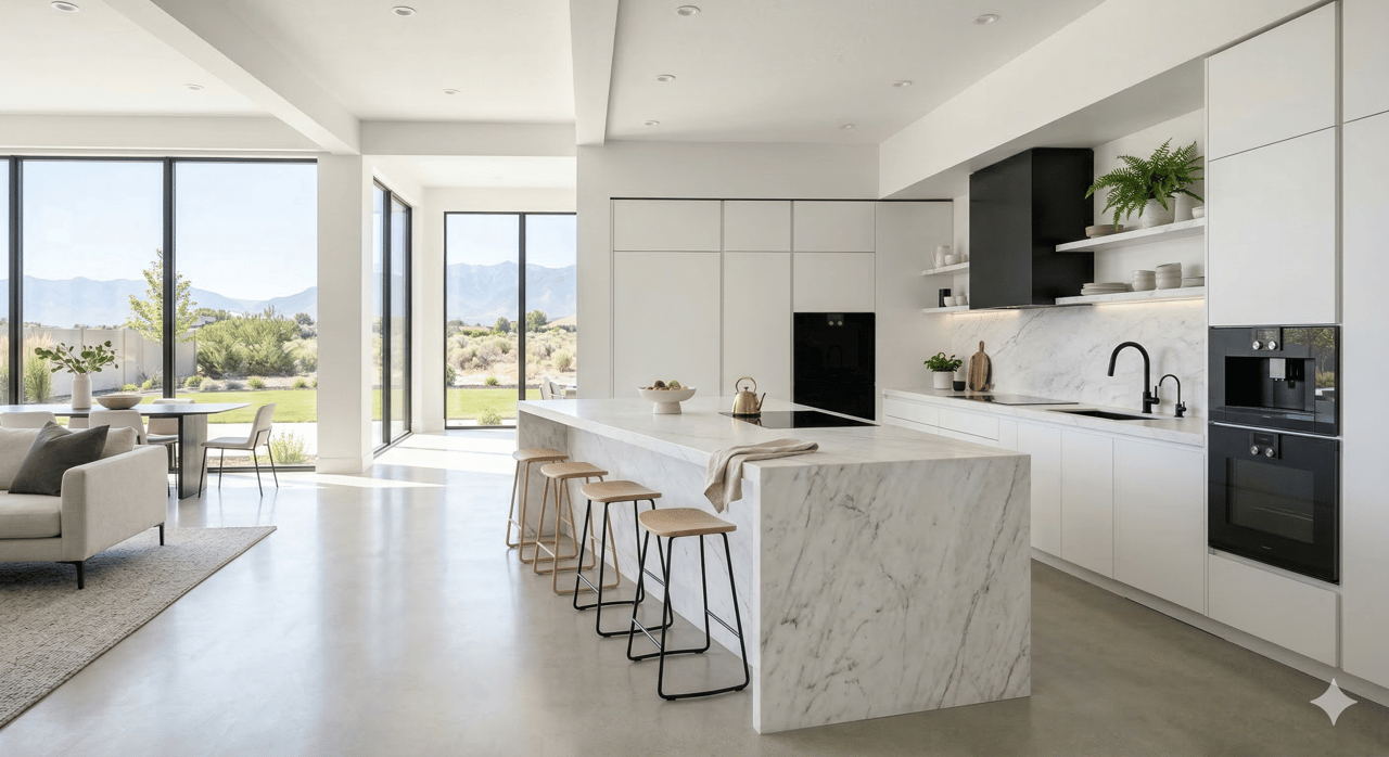 Ultra-modern luxury kitchen interior